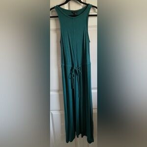 The Limited knit maxi dress, teal, size small.